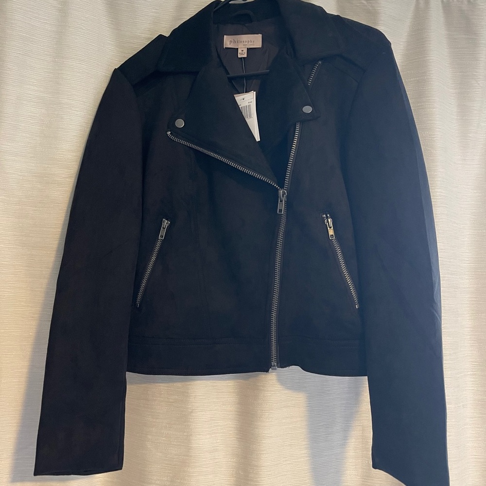 Philosophy Black Moto Jacket